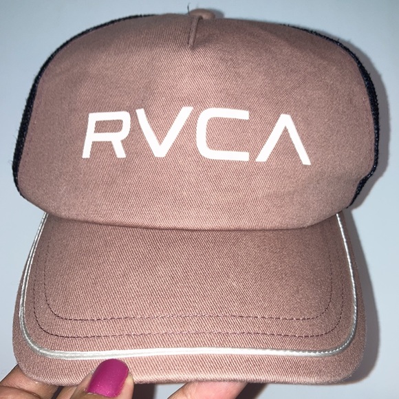 RVCA Hat Mauve Mesh Back - Picture 5 of 5